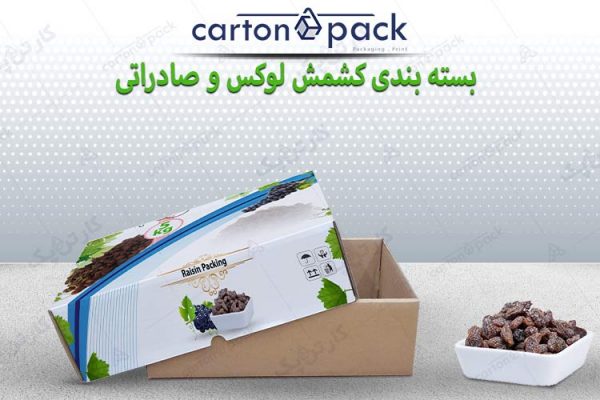 بسته بندی کشمش لوکس و صادراتی