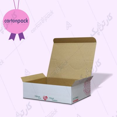 جعبه کارتنی برند دلپاک