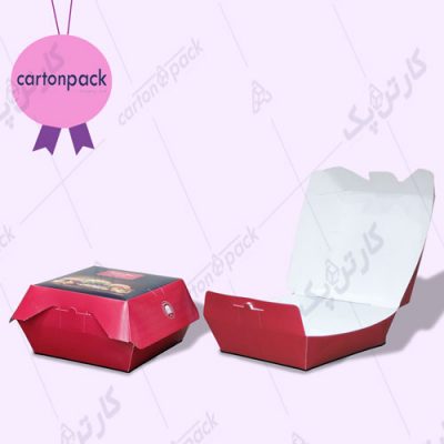 جعبه مقوایی همبرگر