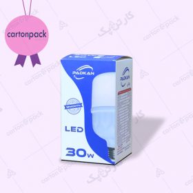 کارتن بسته بندی لامپ 30 وات