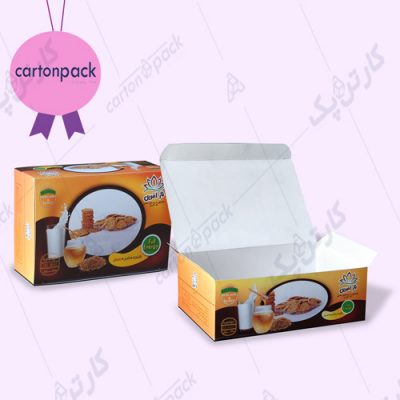 جعبه مقوایی سوهان کنجدی ( تساژ)