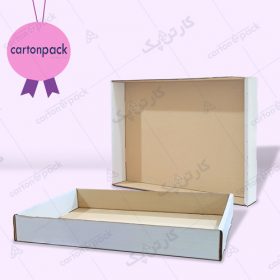 سینی کارتنی سفید