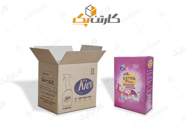 جعبه کارتنی مواد شوینده