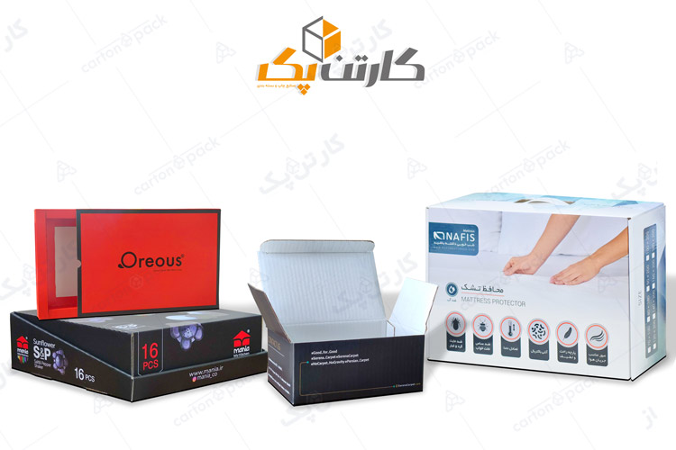 شاخص نمونه کار کارتن لوازم منزل