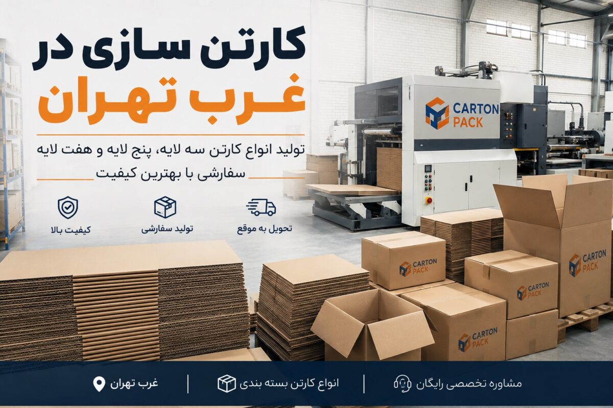 کارتن سازی در غرب تهران