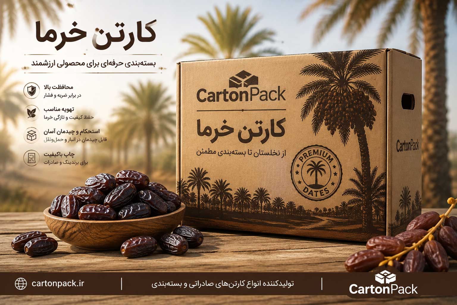 بسته بندی حرفه ای برای محصول ارزشمند